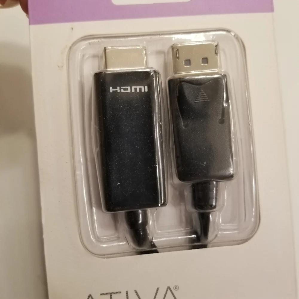 ✅NIB Ativa Displayport to HDMI 6 ft cable